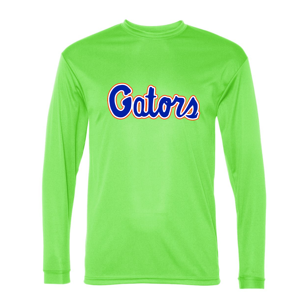 Men's Florida Gators Script Performance Long Sleeve T-Shirt