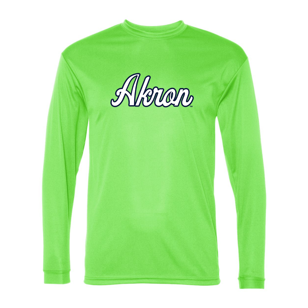 Men's Akron Zips  Performance Long Sleeve T-Shirt