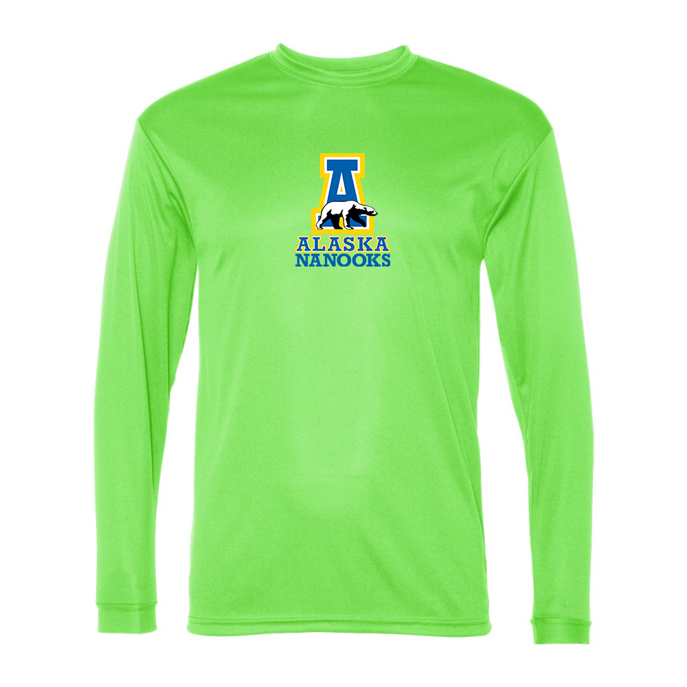 Men's Alaska Nanooks  Performance Long Sleeve T-Shirt