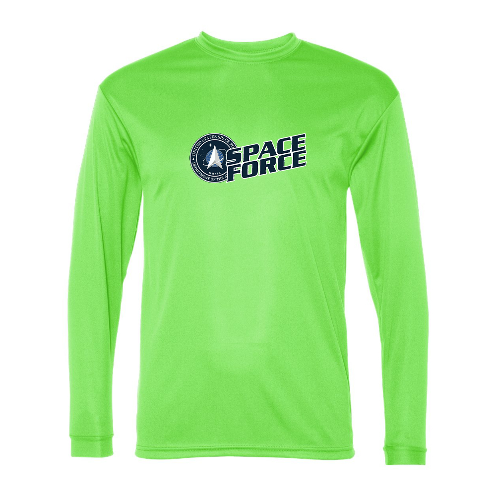 Men's  Space Force  Performance Long Sleeve T-Shirt