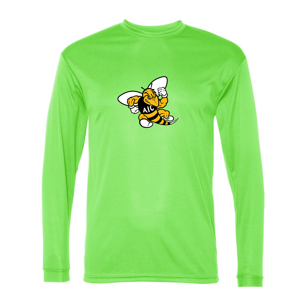 Men's AIC Yellow Jackets  Performance Long Sleeve T-Shirt