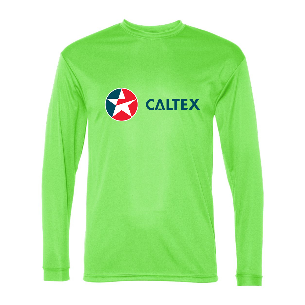 Men's Caltex Gas Station  Performance Long Sleeve T-Shirt