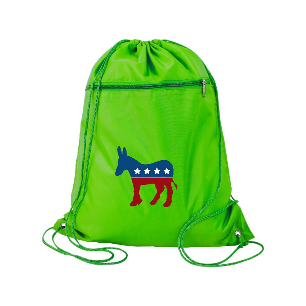 Democrat Election Symbol Q-Tees - Polyester Cinchpack