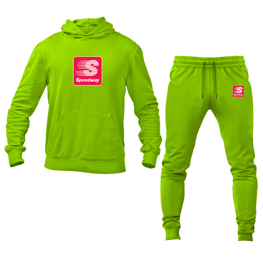 Men's Speedway Gas Station Logo Hoodie Joggers Set