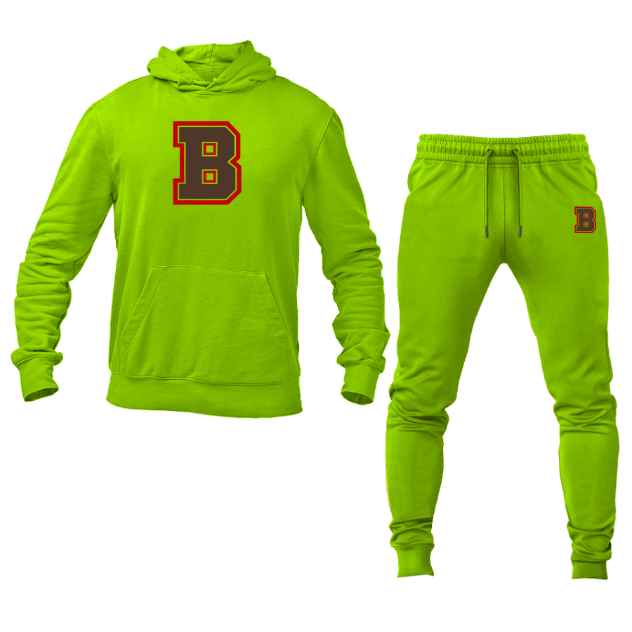 Men's Brown Bears  Hoodie Joggers Set