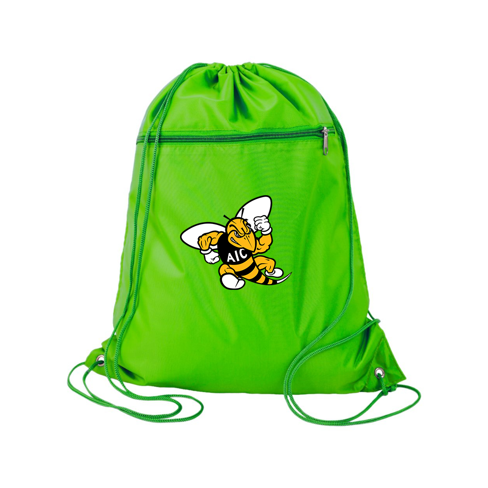 AIC Yellow Jackets  Q-Tees - Polyester Cinchpack