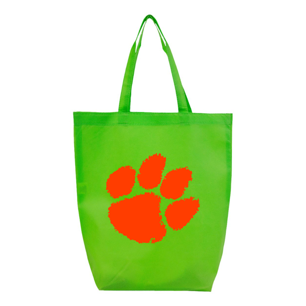 Clemson Tigers Q-Tees Non-Woven Gusset Bottom Tote