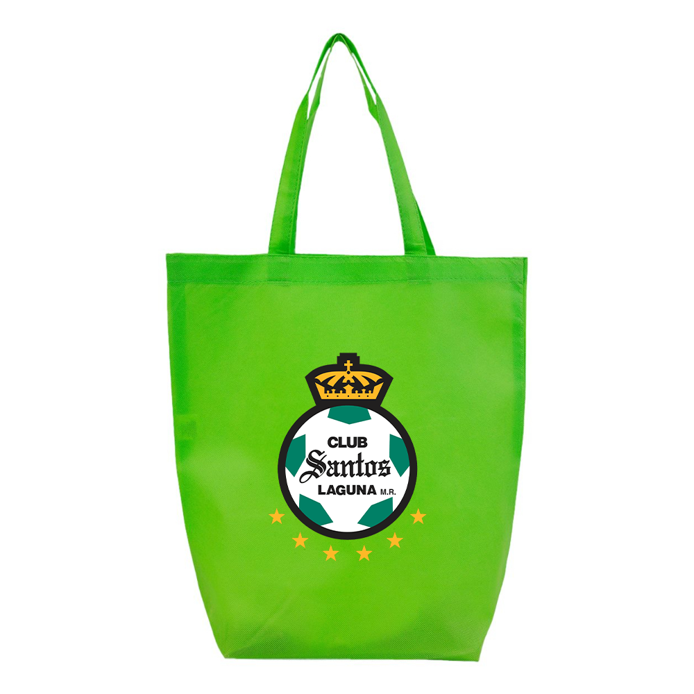 Santos Laguna Soccer Q-Tees Non-Woven Gusset Bottom Tote