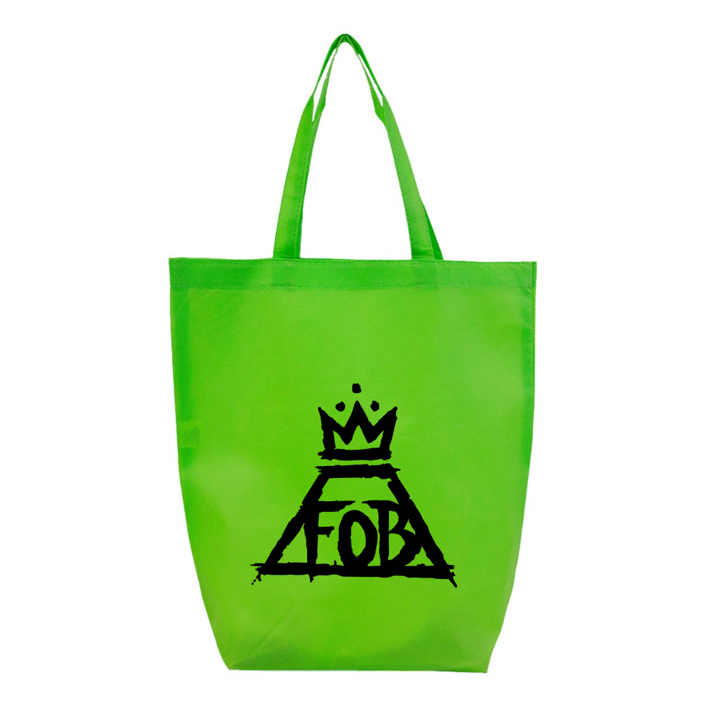 Fall Out Boy  Q-Tees Non-Woven Gusset Bottom Tote