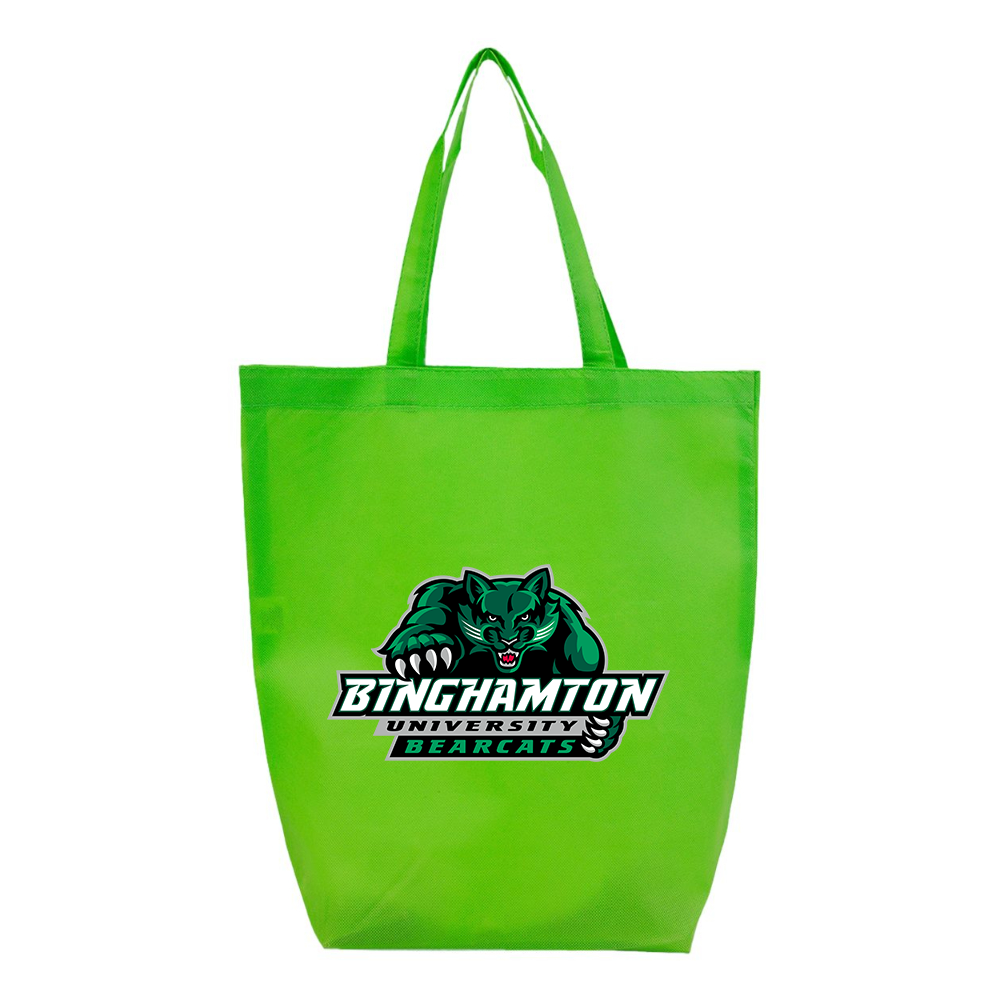Binghamton Bearcats Q-Tees Non-Woven Gusset Bottom Tote