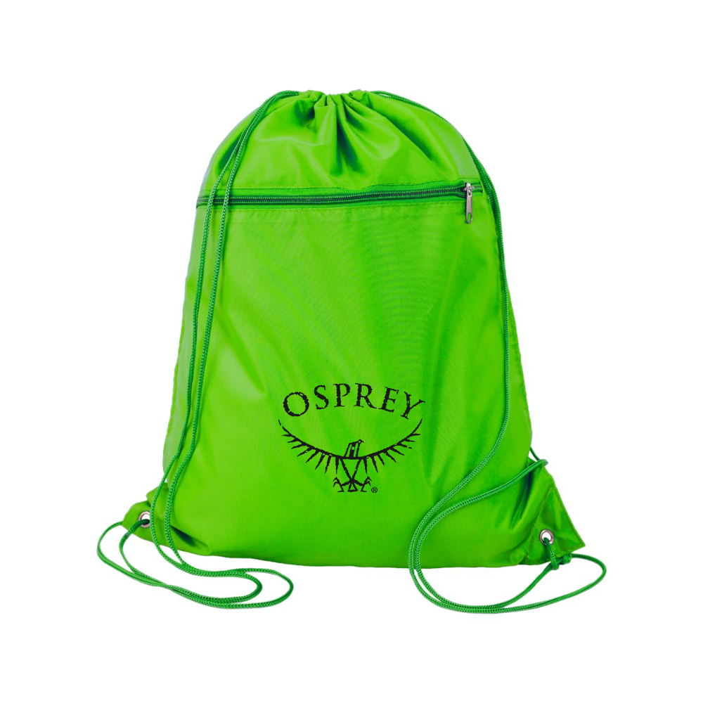 Osprey Black Q-Tees - Polyester Cinchpack
