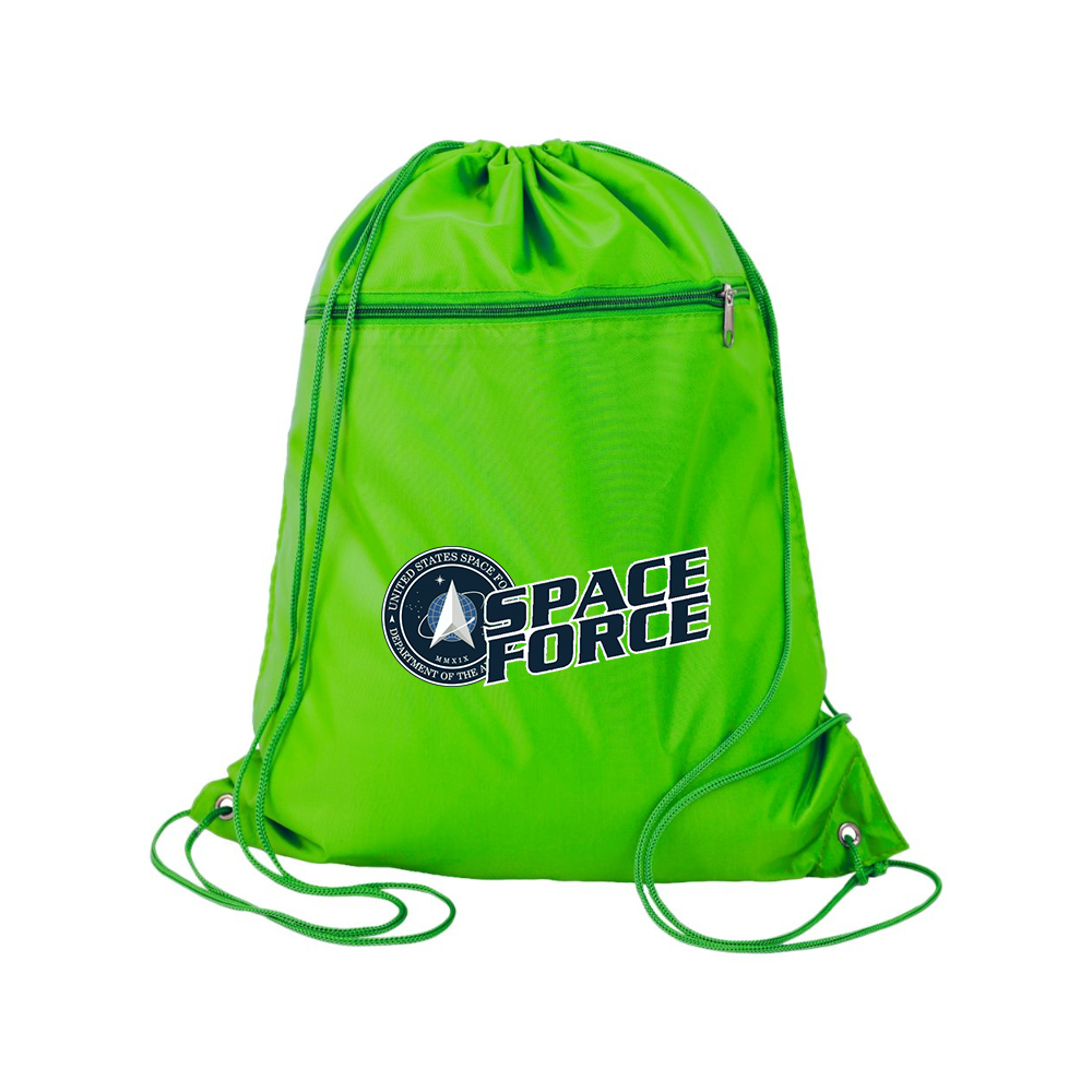 Space Force Q-Tees - Polyester Cinchpack
