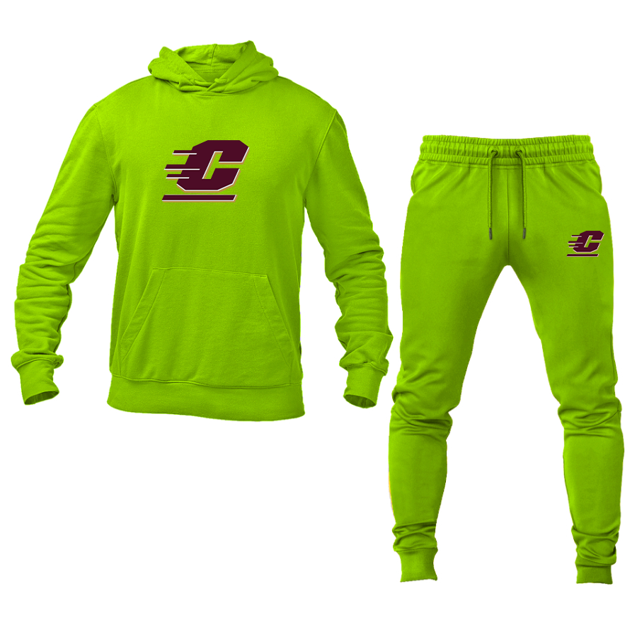 Men's  Central Michigan Chippewas  Hoodie Joggers Set