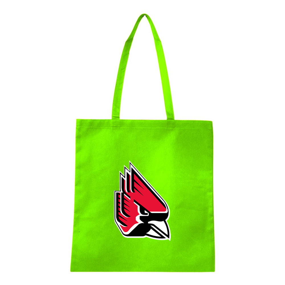 The   Ball State Cardinals Q-Tees Non-Woven  Tote