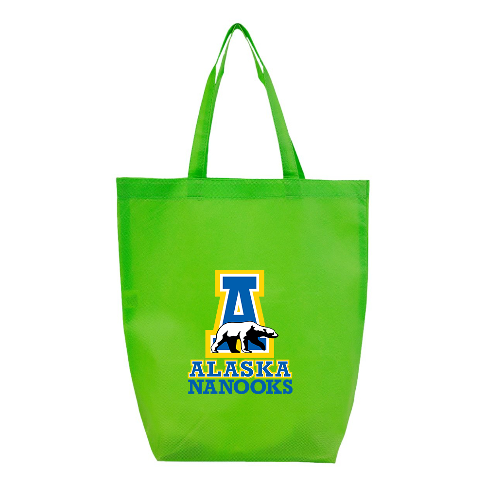 Alaska Nanooks Q-Tees Non-Woven Gusset Bottom Tote
