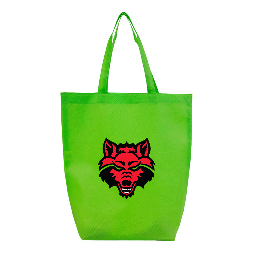 Arkansas State Red Wolves Q-Tees Non-Woven Gusset Bottom Tote