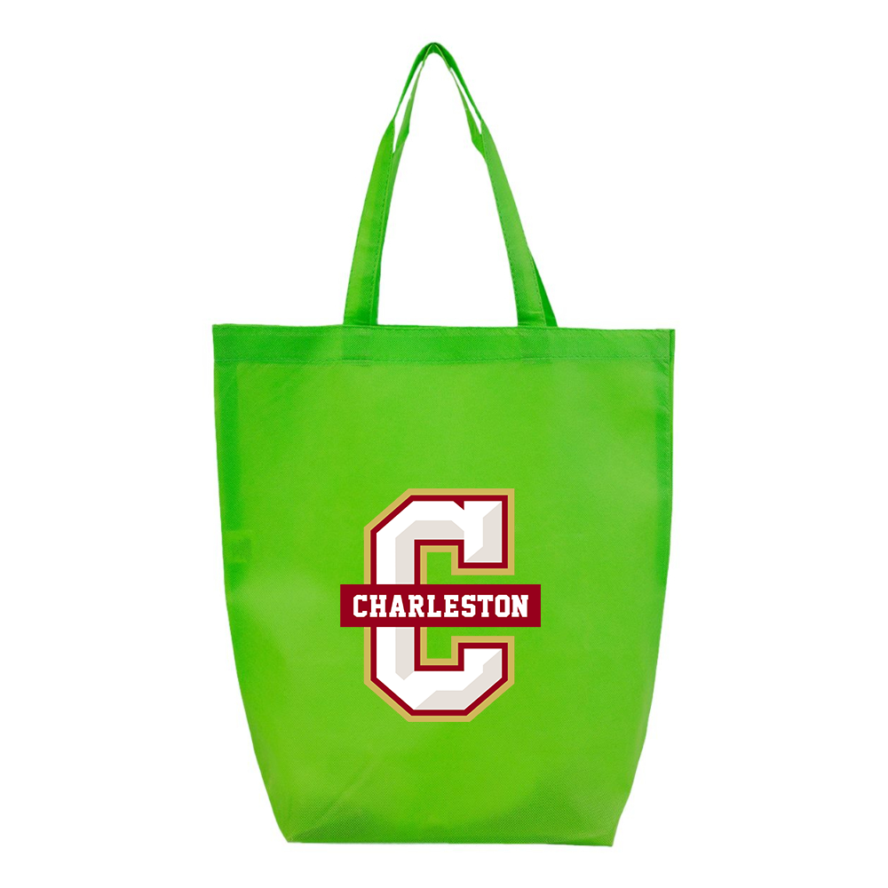 Charleston Cougars Q-Tees Non-Woven Gusset Bottom Tote