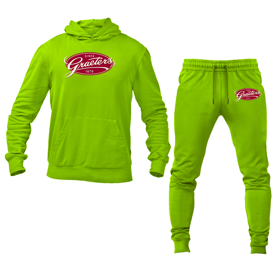 Men's Graeters  Logo Hoodie Joggers Set