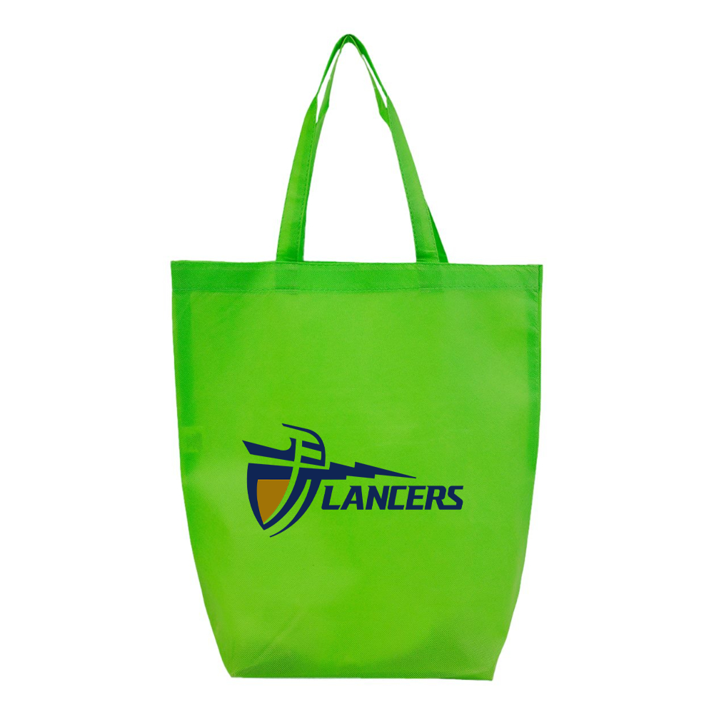 California Baptist Lancers Q-Tees Non-Woven Gusset Bottom Tote