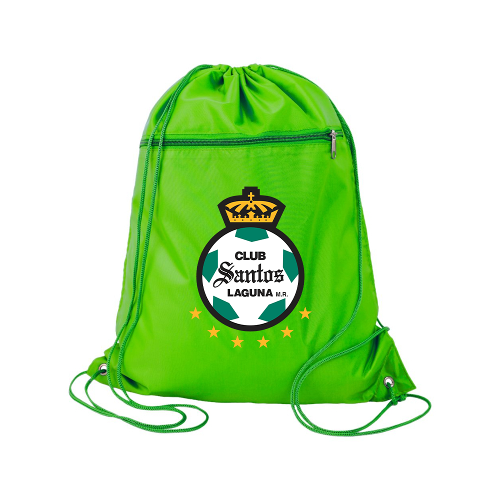 Santos Laguna Soccer Q-Tees - Polyester Cinchpack