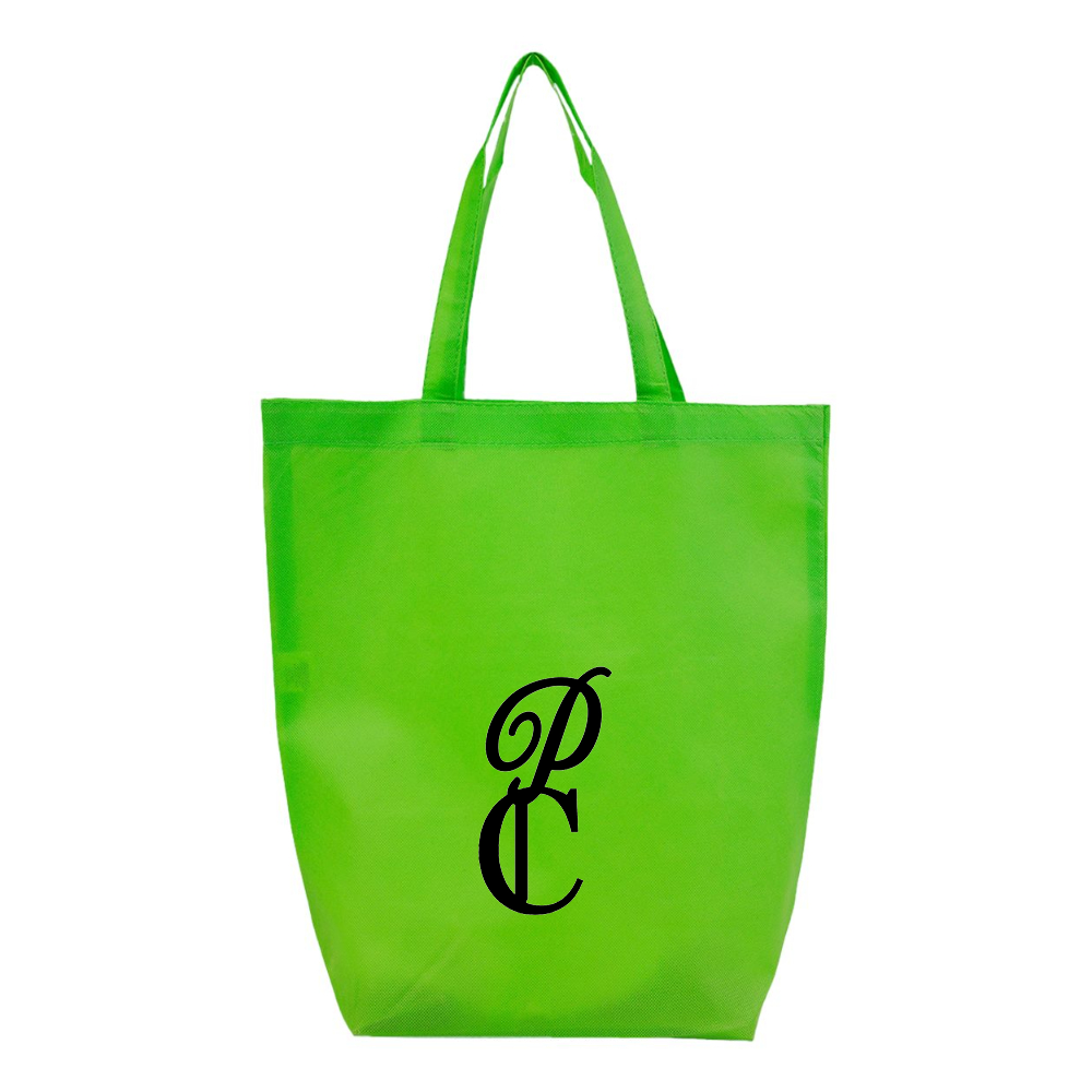 P & C Black  Q-Tees Non-Woven Gusset Bottom Tote