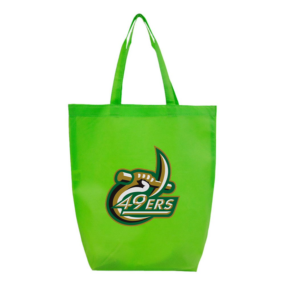 Charlotte 49ers Q-Tees Non-Woven Gusset Bottom Tote