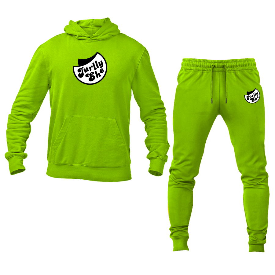 Men's Jurllyshe Logo Hoodie Joggers Set