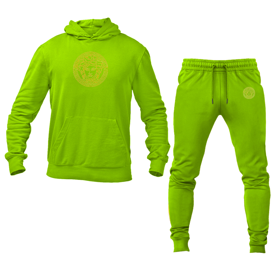 Men's  Versace Thumbnail Hoodie Joggers Set