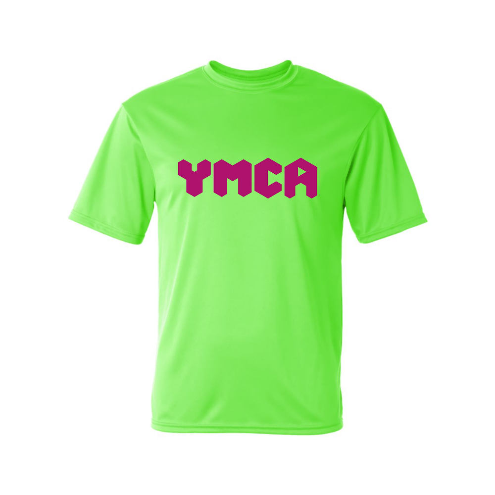 Men's  YMCA Mauve Performance T-Shirt