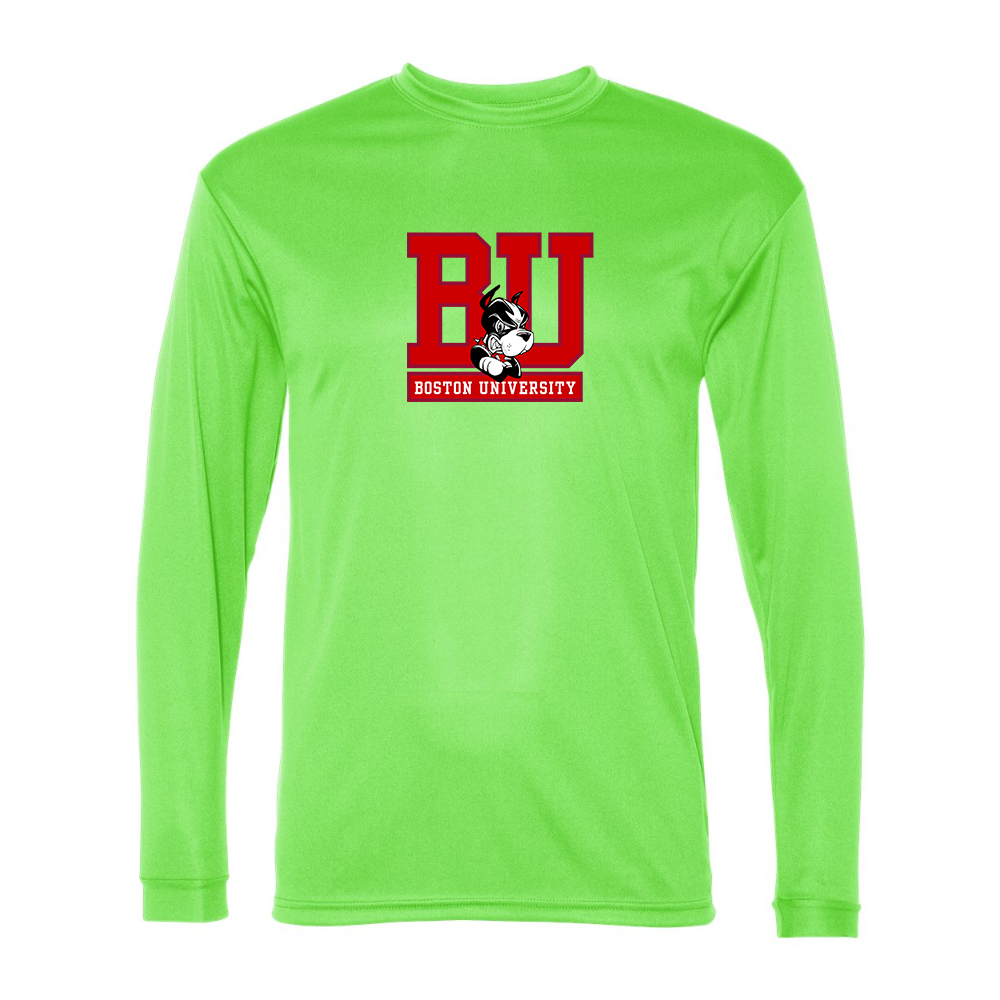 Men's Boston University Terriers Performance Long Sleeve T-Shirt