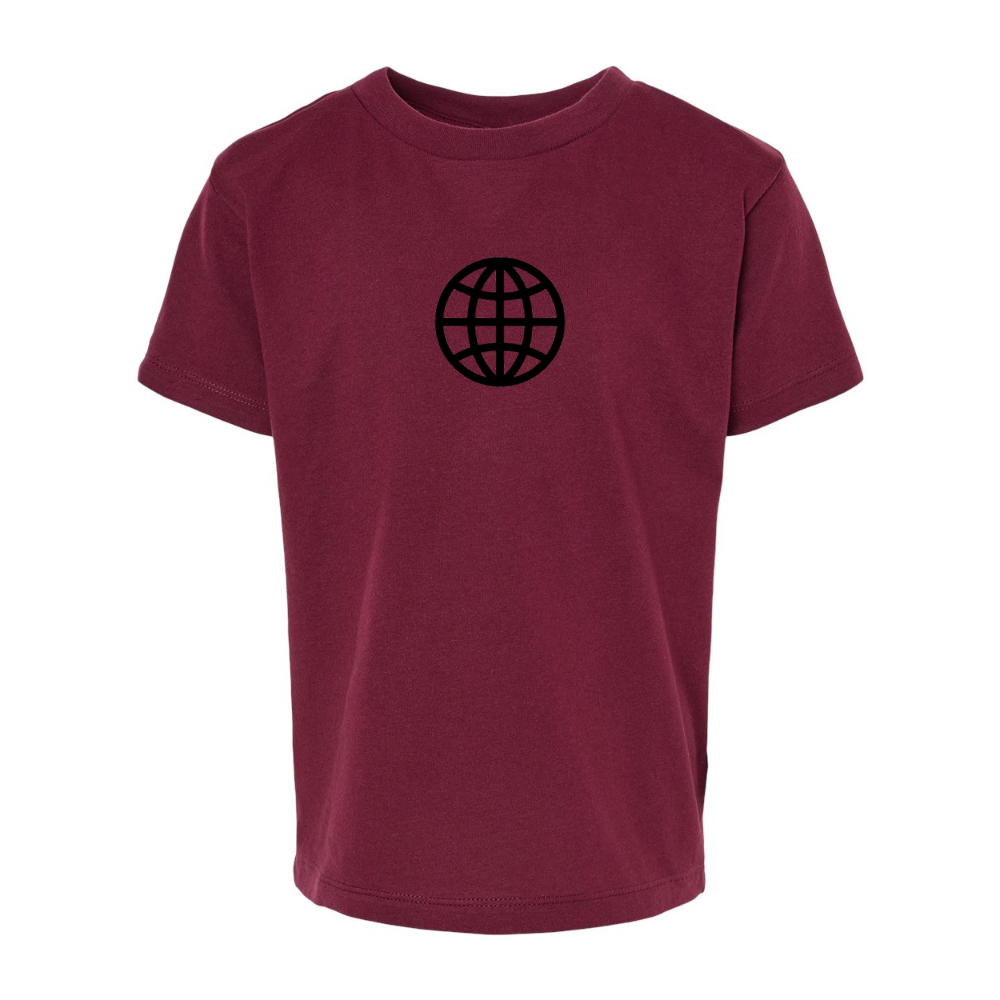 Internet Globe BELLA  CANVAS Toddler Jersey Tee