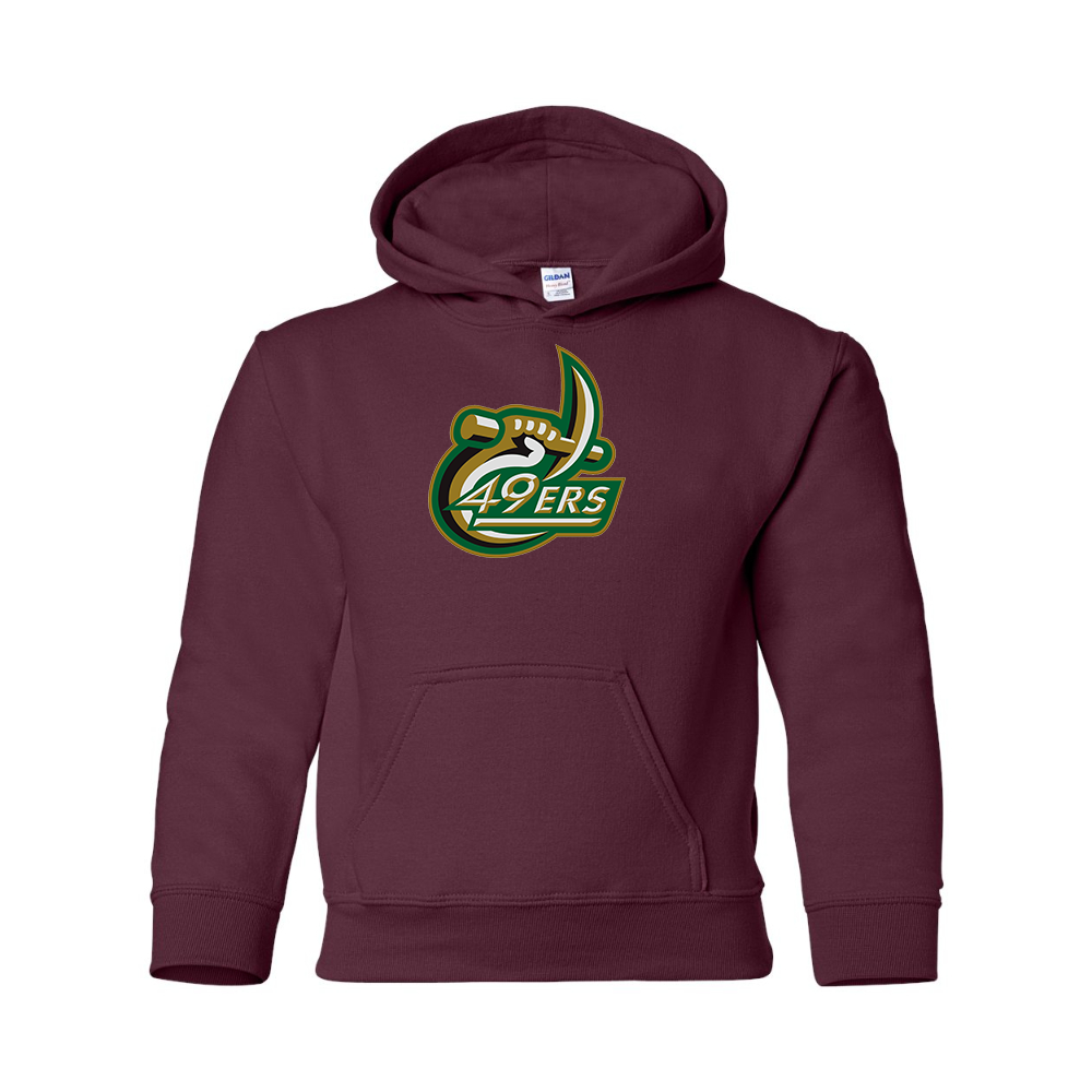 Youth  Charlotte 49ers Gildan Heavy Blend  Hooded Sweatshirt