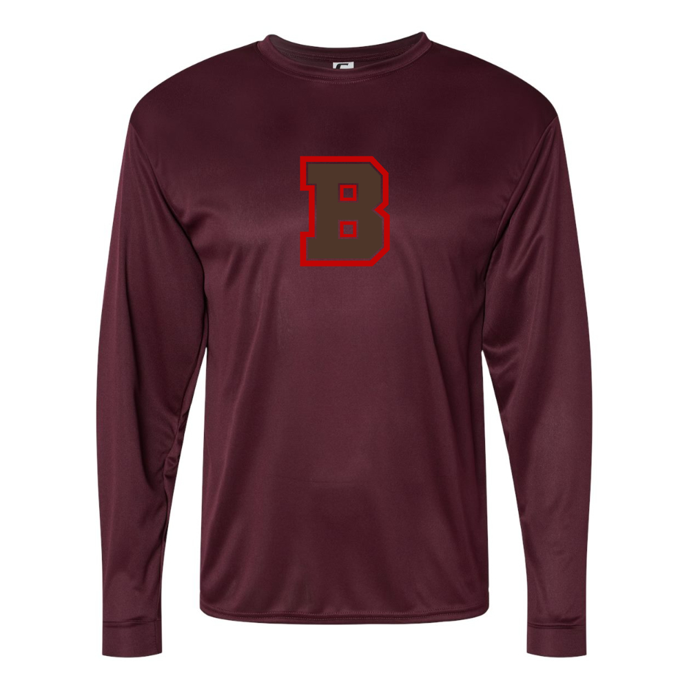 Men's Brown Bears Performance Long Sleeve T-Shirt