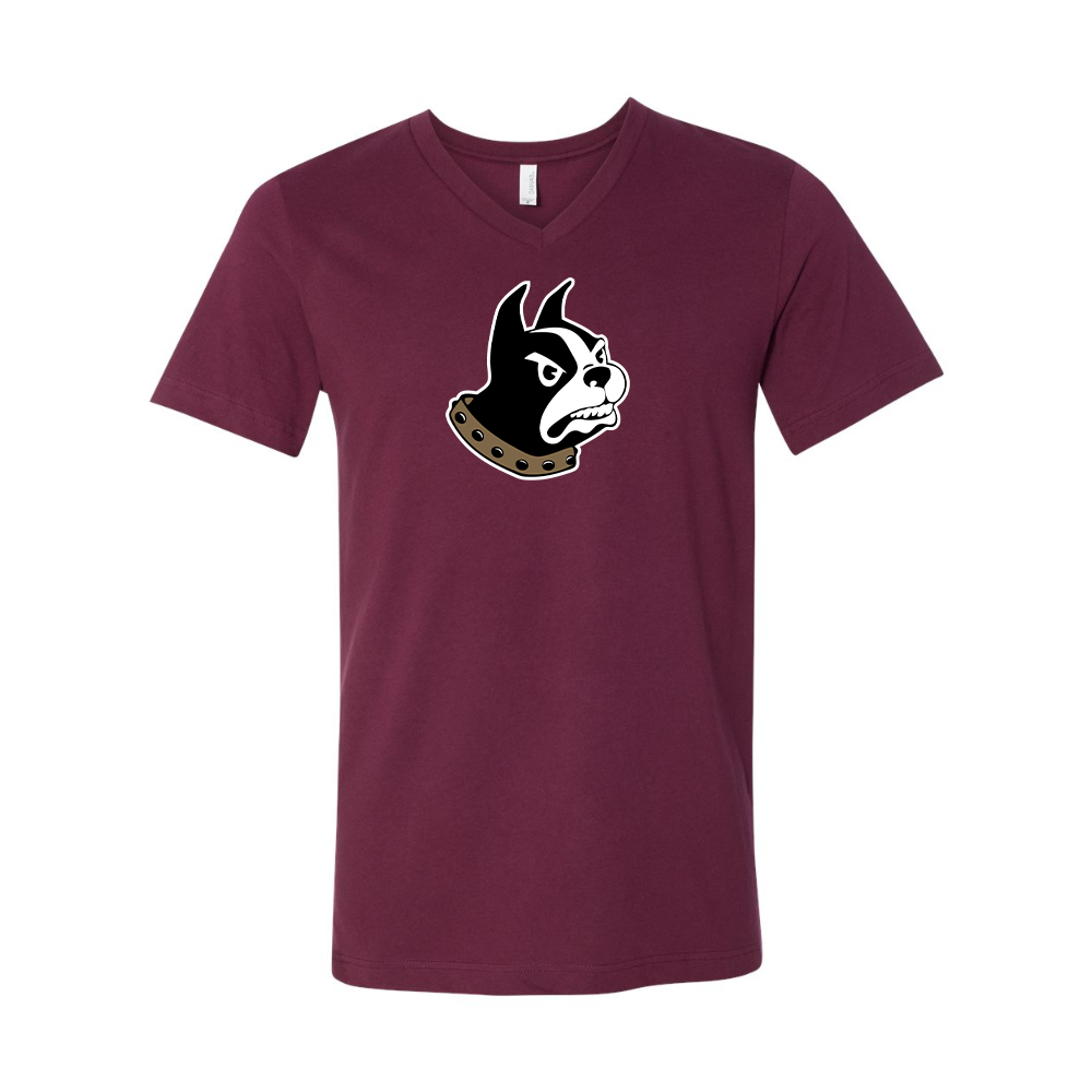 Woffrd Terriers BELLA  CANVAS - Jersey V-Neck T-Shirt