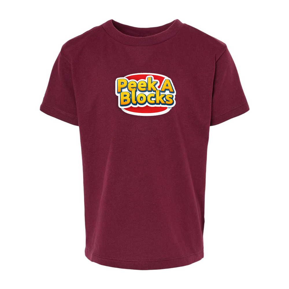 Peek A Blocks BELLA  CANVAS Toddler Jersey Tee
