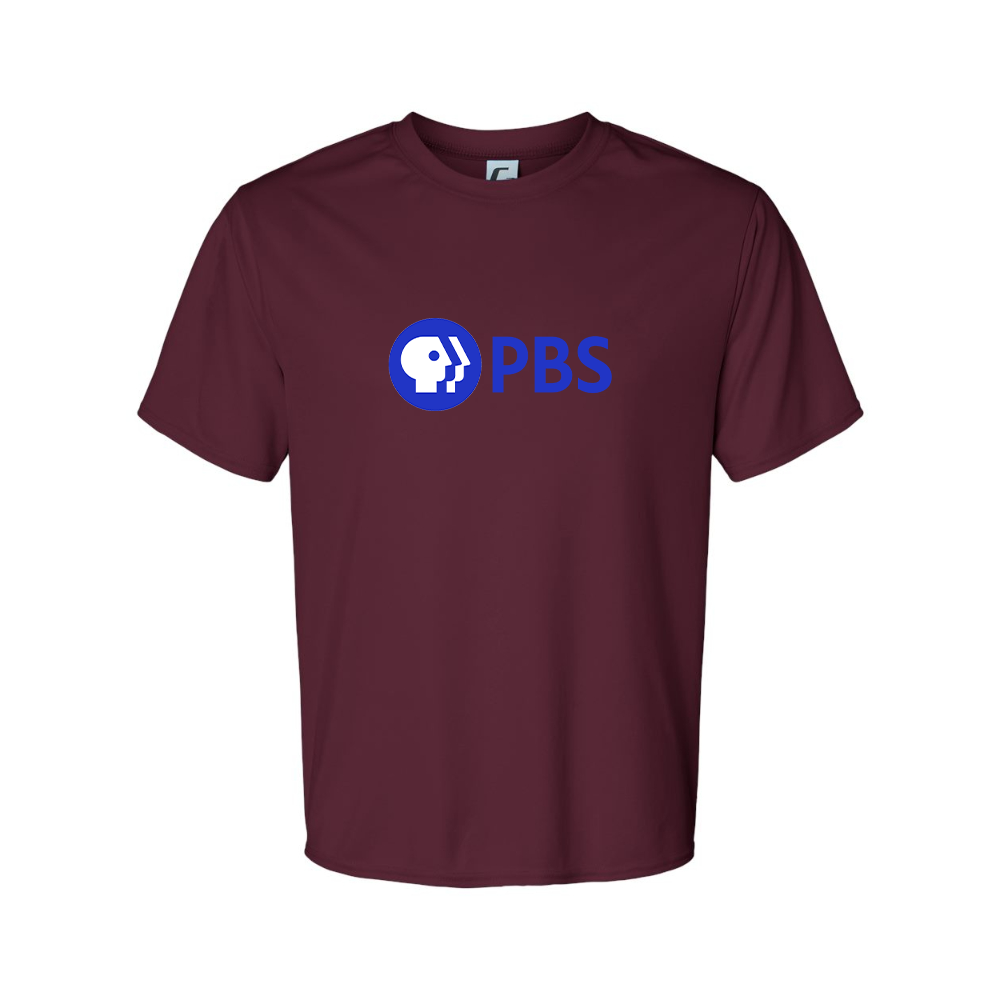 Men's  PBS Blue Performance T-Shirt