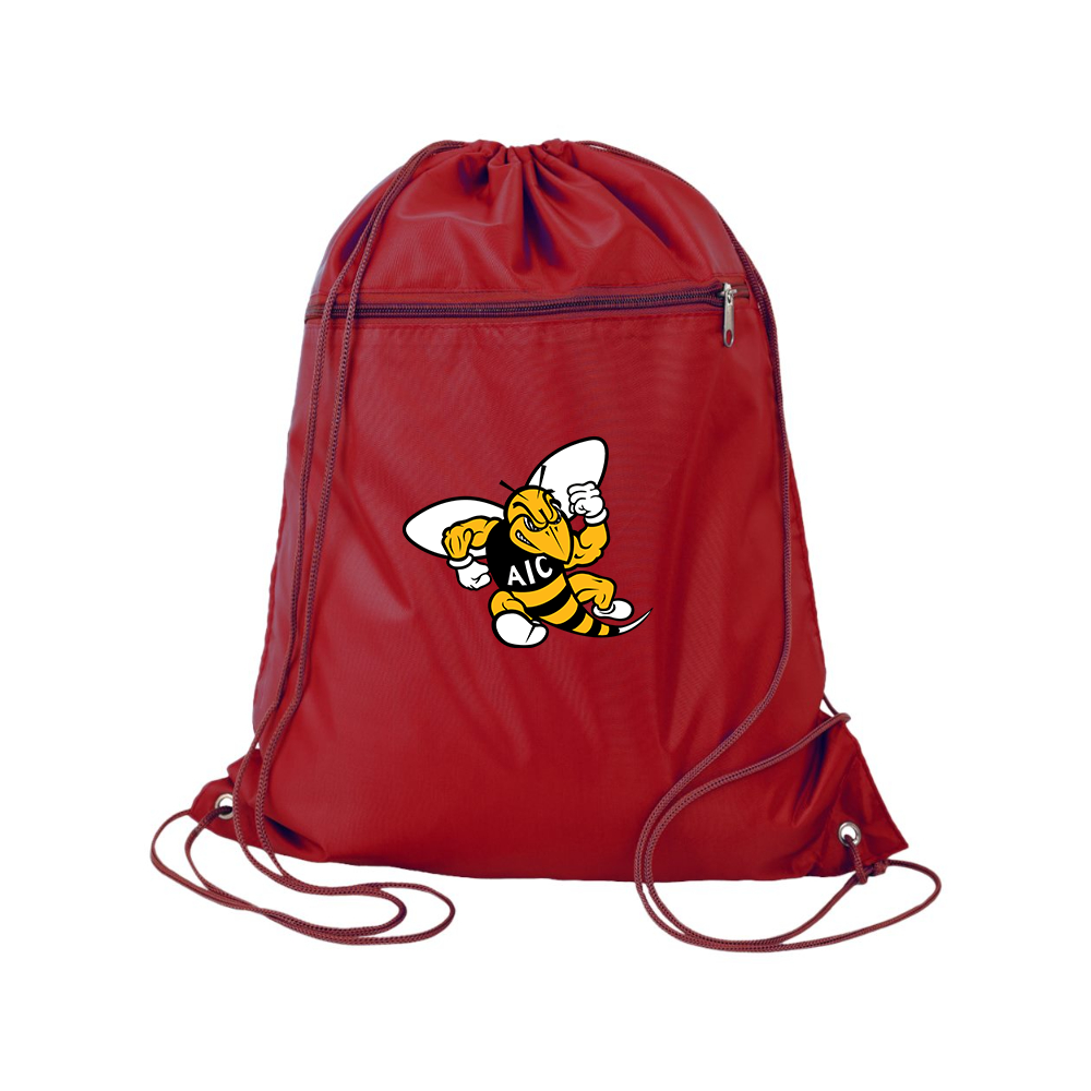 AIC Yellow Jackets  Q-Tees - Polyester Cinchpack