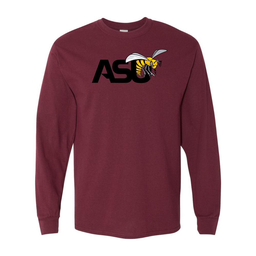 Men's Alabama State Hornets Gildan Heavy Cotton Long Sleeve T-Shirt