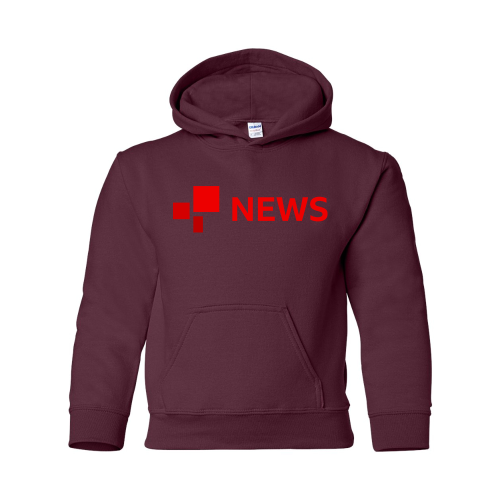 Youth  BBC News  Gildan Heavy Blend  Hooded Sweatshirt