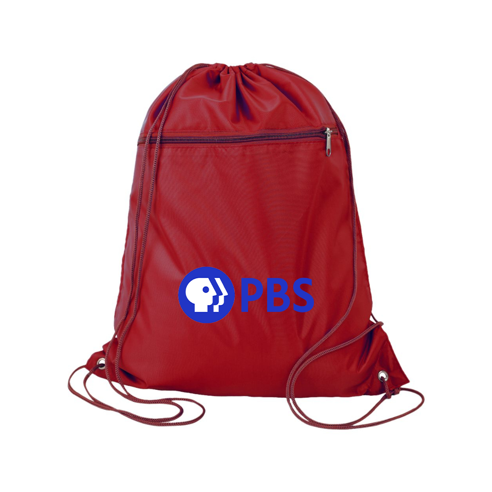 PBS Blue  Q-Tees - Polyester Cinchpack