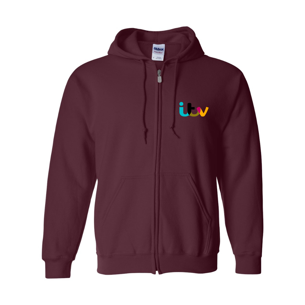 Men's Itv  Gildan  Heavy Blend Full Zip Hooded Sweatshirt