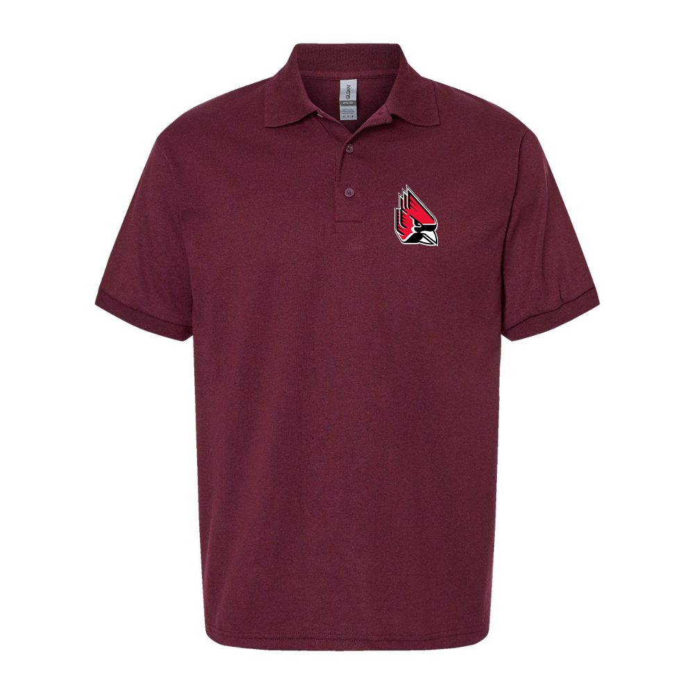 Men's  Ball State Cardinals Dry Blend Jersey Polo