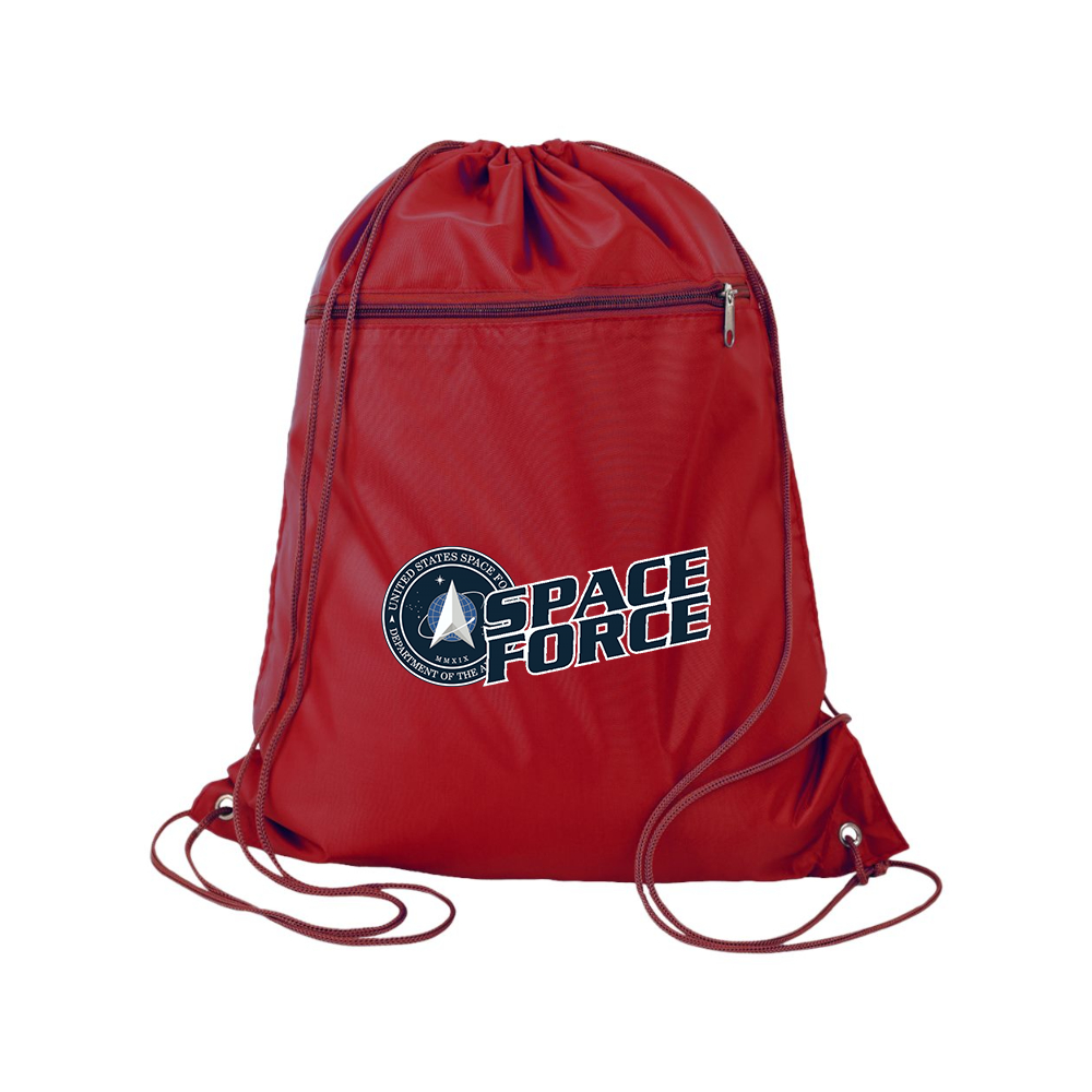 Space Force Q-Tees - Polyester Cinchpack