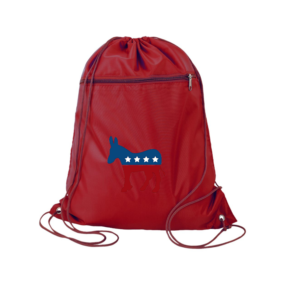 Democrat Election Symbol Q-Tees - Polyester Cinchpack