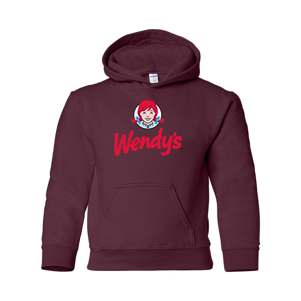 Youth Wendy_s  Gildan Heavy Blend  Hooded Sweatshirt