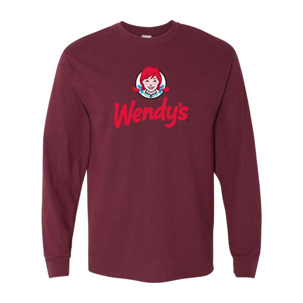 Men's Wendy_s  Gildan Heavy Cotton Long Sleeve T-Shirt