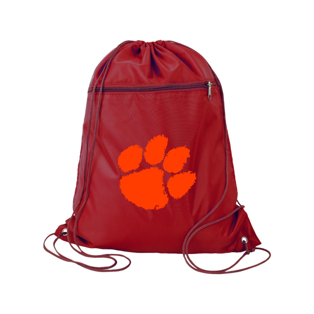 Clemson Tigers Q-Tees - Polyester Cinchpack
