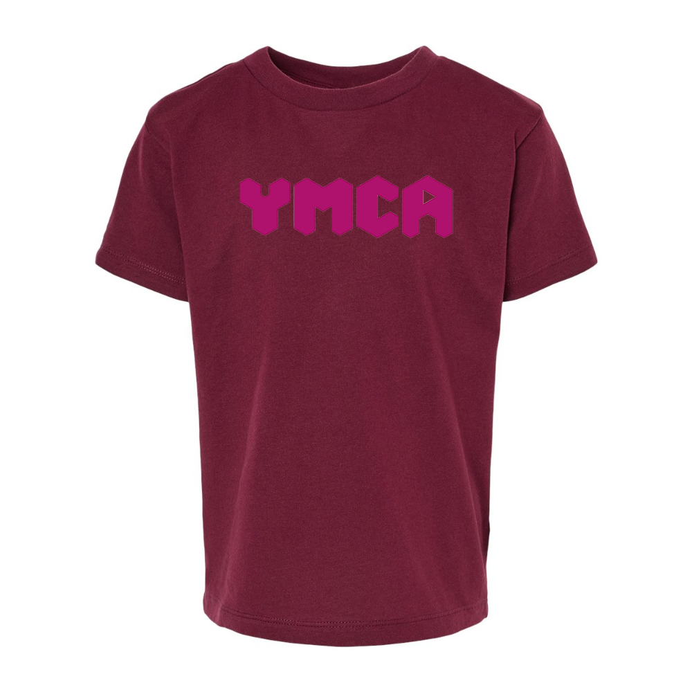 YMCA Mauve BELLA  CANVAS Toddler Jersey Tee