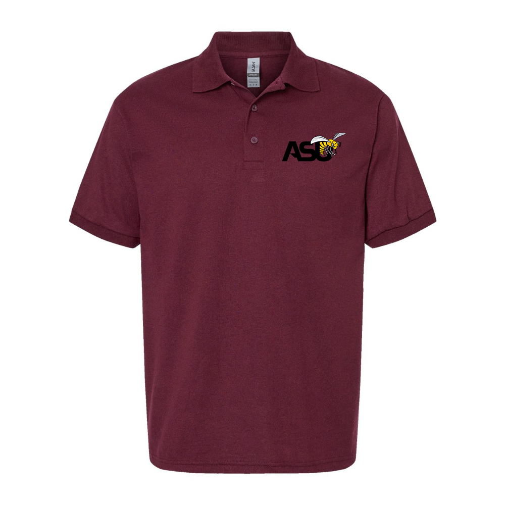 Men's Alabama State Hornets Wildcats Dry Blend Jersey Polo