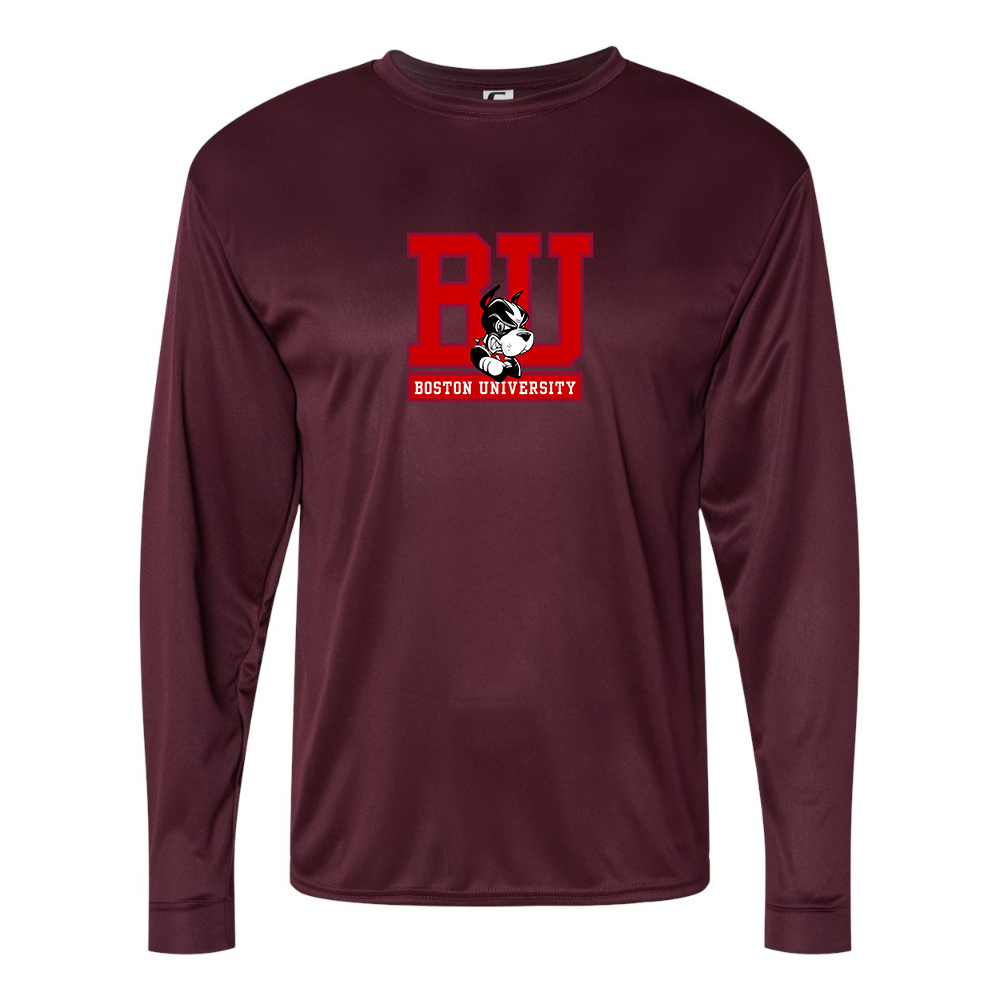 Men's Boston University Terriers Performance Long Sleeve T-Shirt